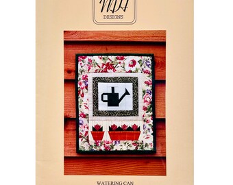 Watering Can Quilt Pattern MH Designs MH950-C1, Paper Piecing