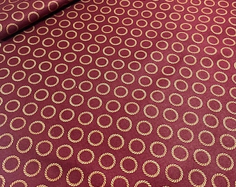 Travels in Time Fabric by Kaye England for Benartex #2055, 100% Cotton