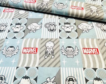 Marvel Block Fabric CP73100 ©Marvel from Springs Creative 1.5 YARDS 100% Cotton