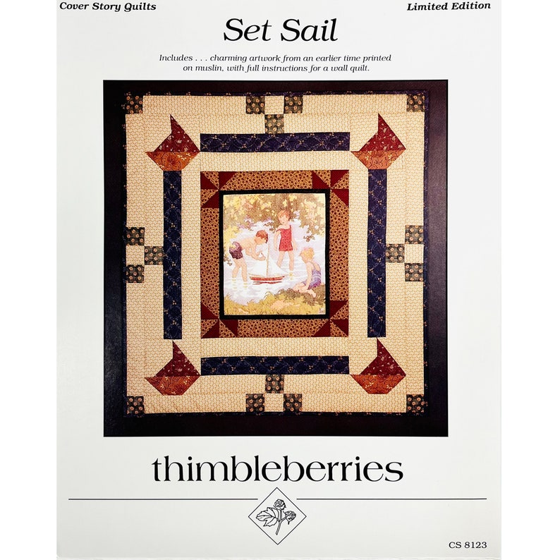 Thimbleberries Set Sail CS8123 Cover Story Quilts Pattern and Etsy