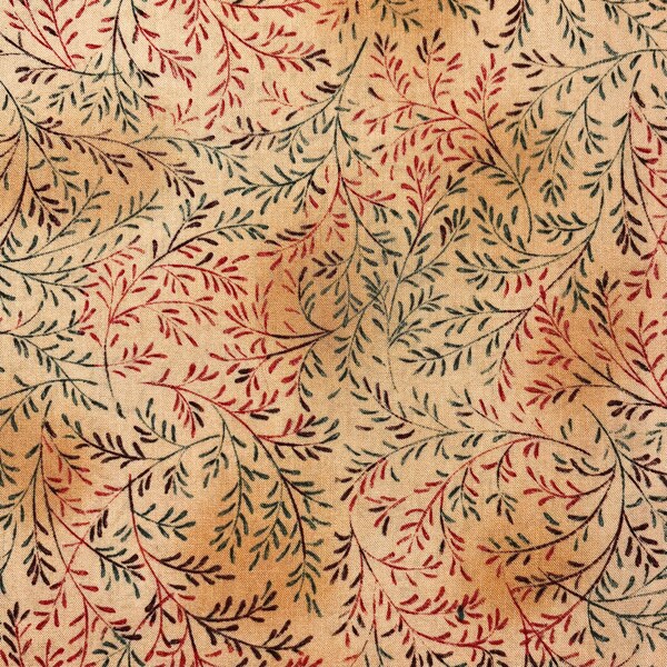 Simpatico by Maywood Studio, Leafy Branches fabric, 100% Cotton
