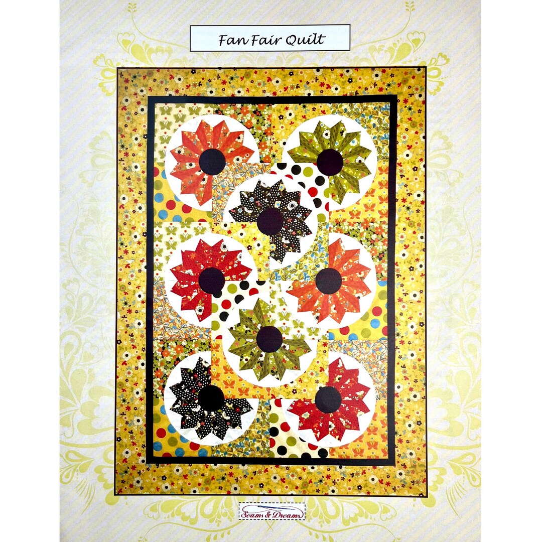Fan Fair Quilt Pattern by Seams and Dreams SND427, Dresden Fan - Etsy