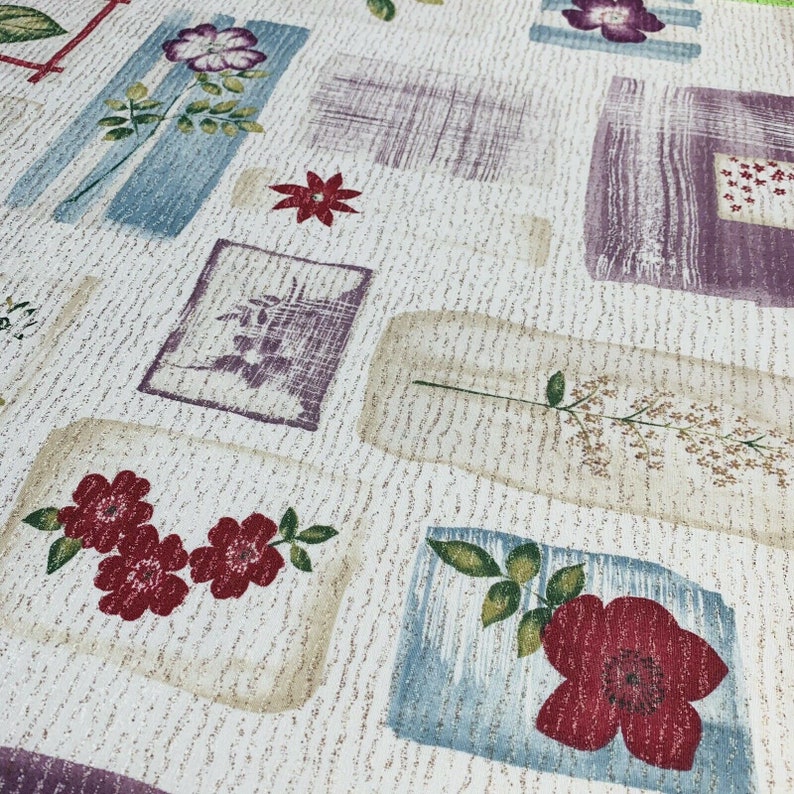 Large Print Botanical Fabric Extra Wide Home Decor Etsy