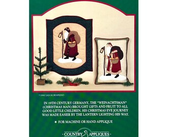 The Gift Bringer Quilt Pattern CA-57 from the Collector’s Choice Olde Santa Series by Country Appliques
