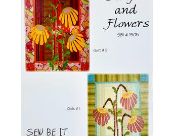 Stripes and Flowers Quilt Pattern SBI #1505 by Sew Be It 2007