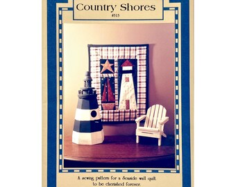 Lighthouse Quilt Pattern: Country Shores #515 by Kim Halvorson for Sweet Peas, FPP