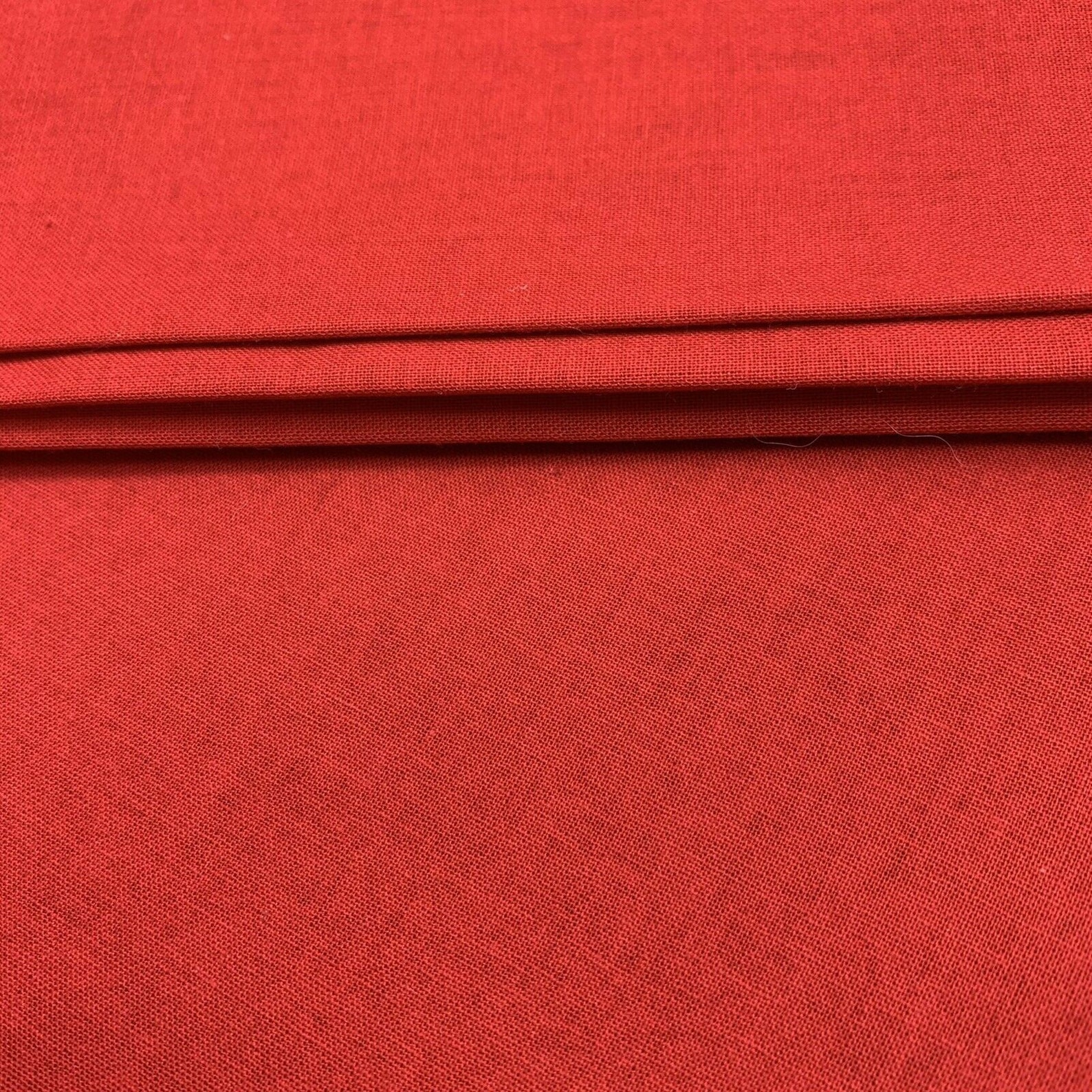 Solid Red Fabric 100 Cotton for Quilting and Sewing 42 Etsy