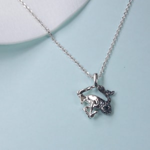 Sterling Silver Capricorn Zodiac Sign   pendant