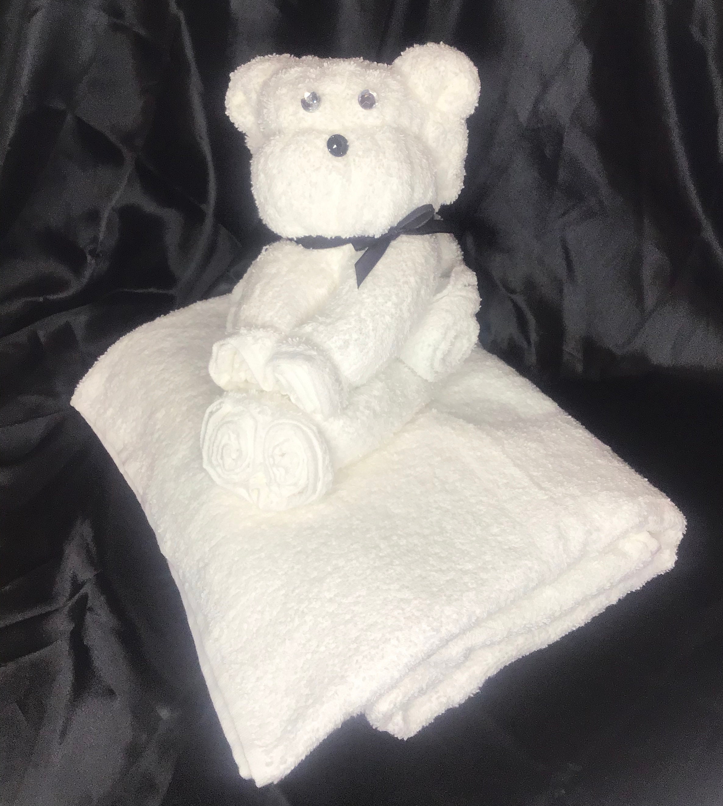 Teddy Bear Towel - Etsy