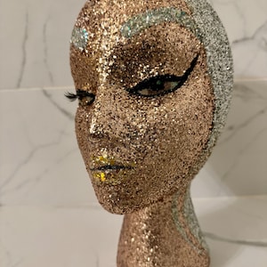 Princess Allure, cabeza de maniquí ligera y portátil Glam