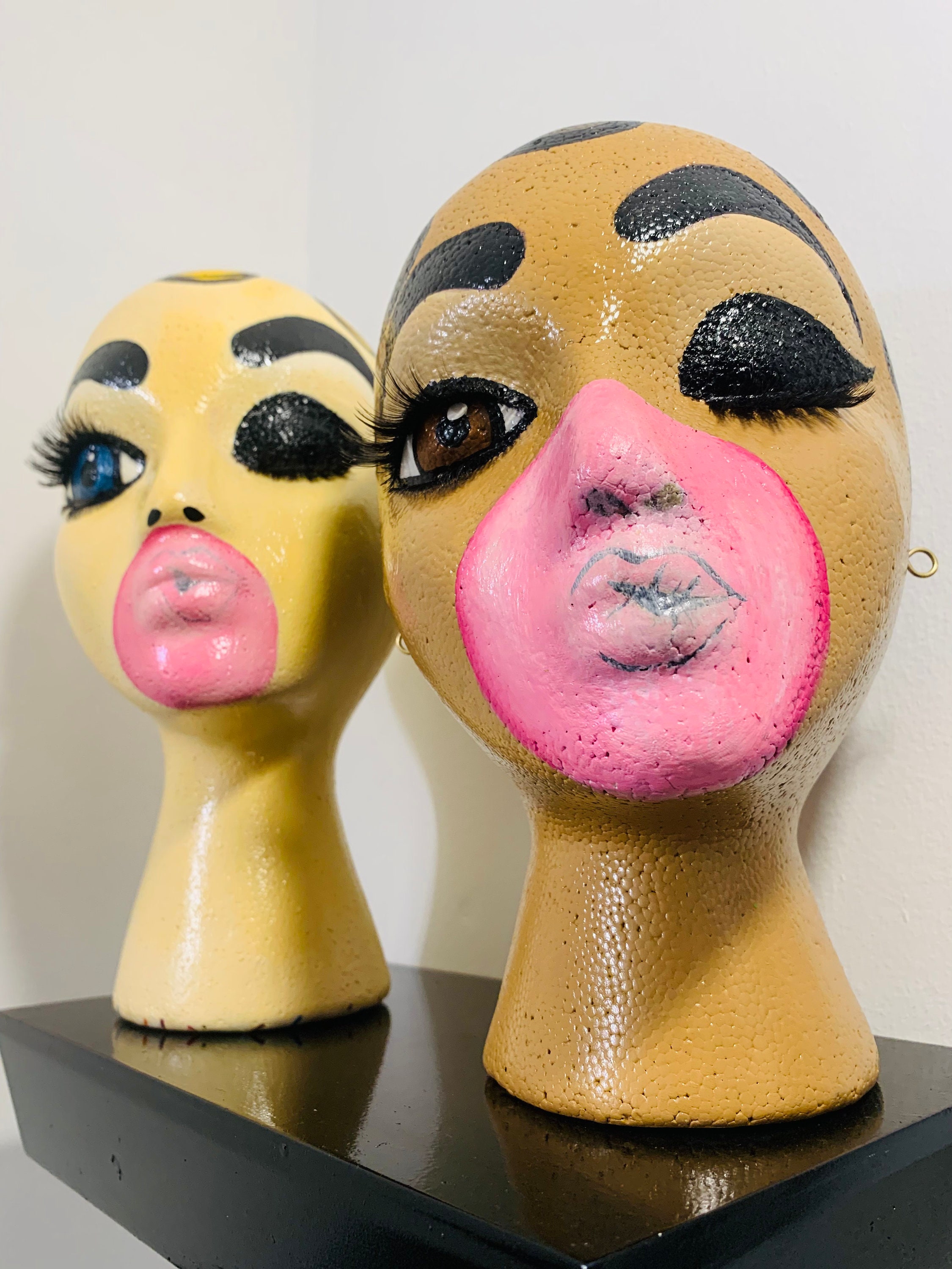Bubblelicious, display de cabeça de manequim Candy Girl