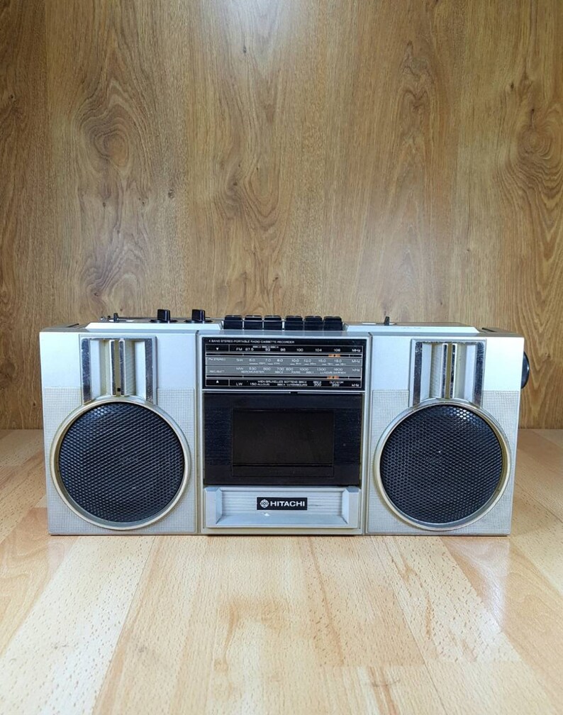 Boombox Hitachi TRK 6801 E Old Radio Transistor Radio Old Etsy