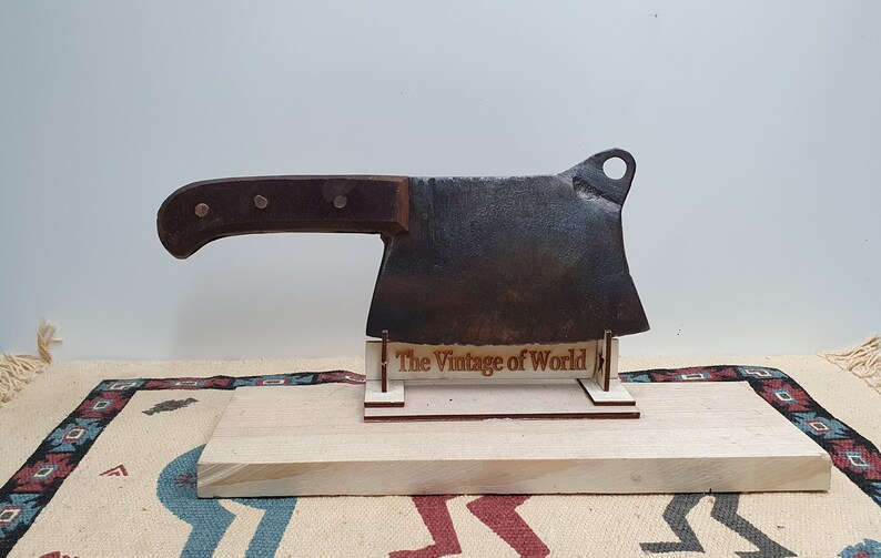 Vintage cleaver Meat Cleaver Antique meat knife Chopper Etsy