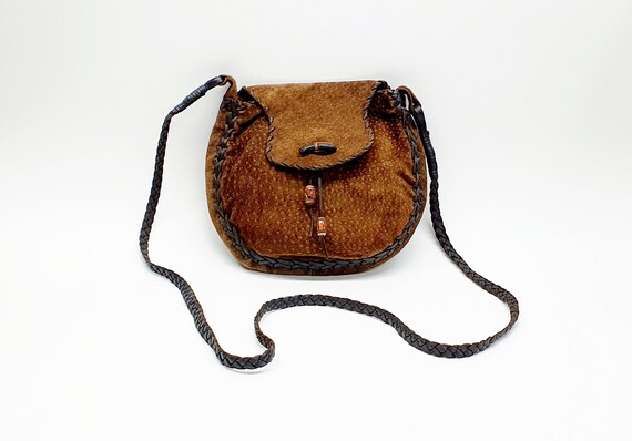 Bag - Leather bag - Small bag - Long handle bag -