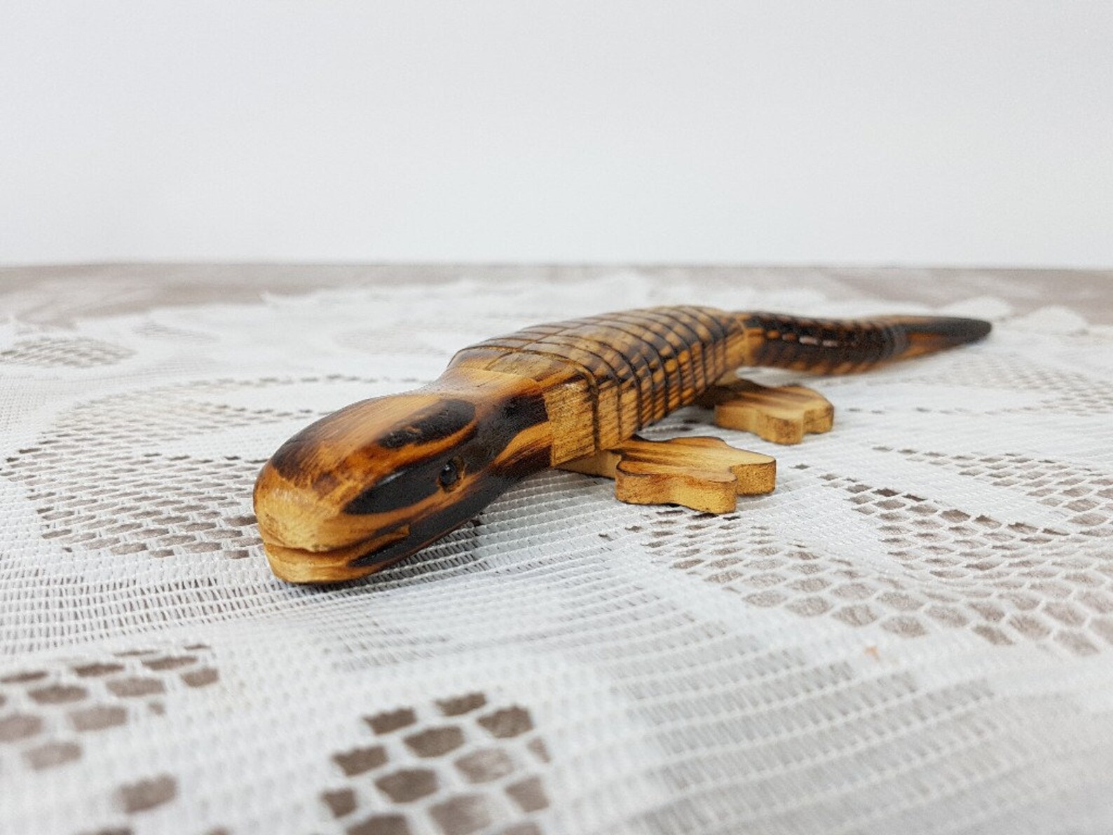 Wooden Flexible Lizard Making a Lizard Handmade Wooden Toy Etsy