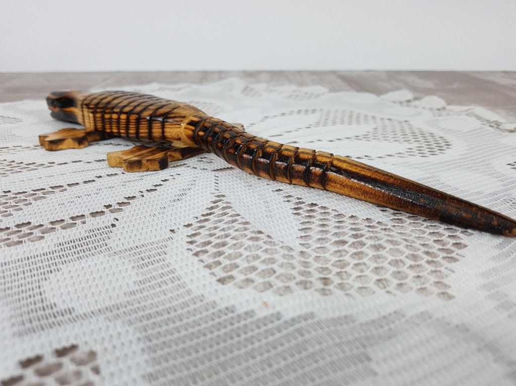 Wooden Flexible Lizard Making a Lizard Handmade Wooden Toy Etsy
