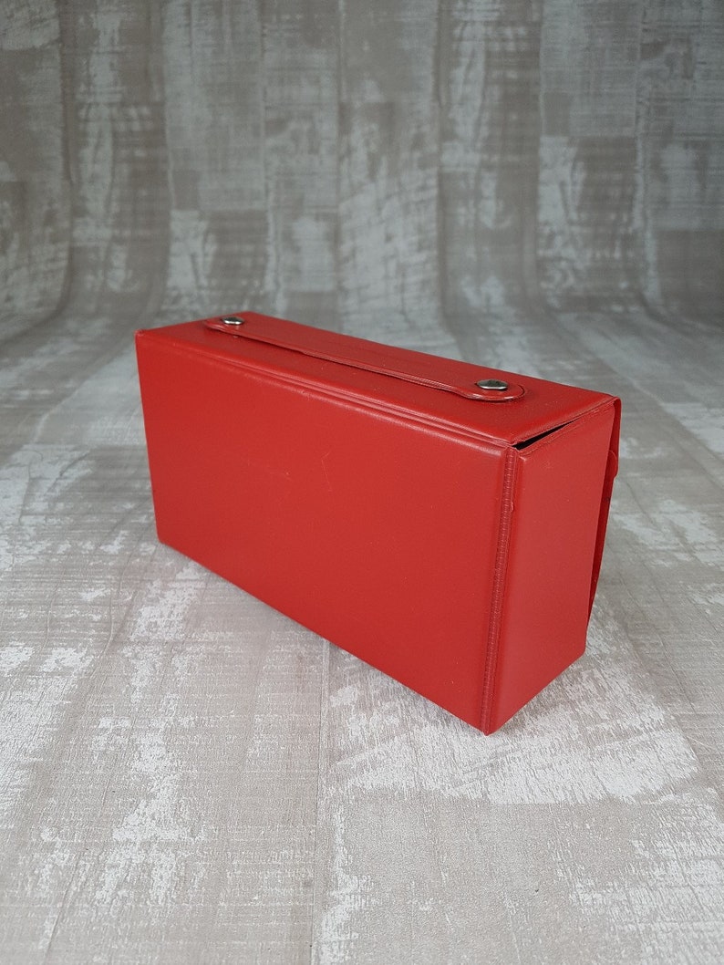 Record case box Cassette storage Record storage Audio Entry Box Gift Idea Vintage Box 1970S