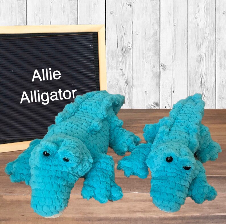 Allie Alligator Minky Pet Etsy