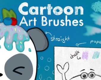 Cartoon art procreate brush