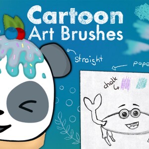 Cartoon Kunst Procreate Pinsel