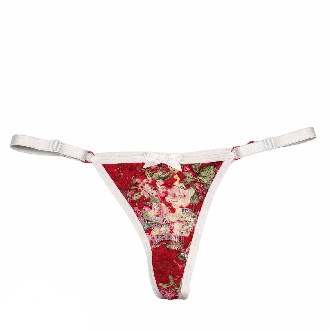 Adjustable Straps Handmade Panties Lace Lingerie Women's - Etsy