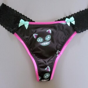 Halloween Lace Thong Panties Women's Underwear Lace Panties Handmade In The USA Women's Panties Halloween Underwear Halloween Panties