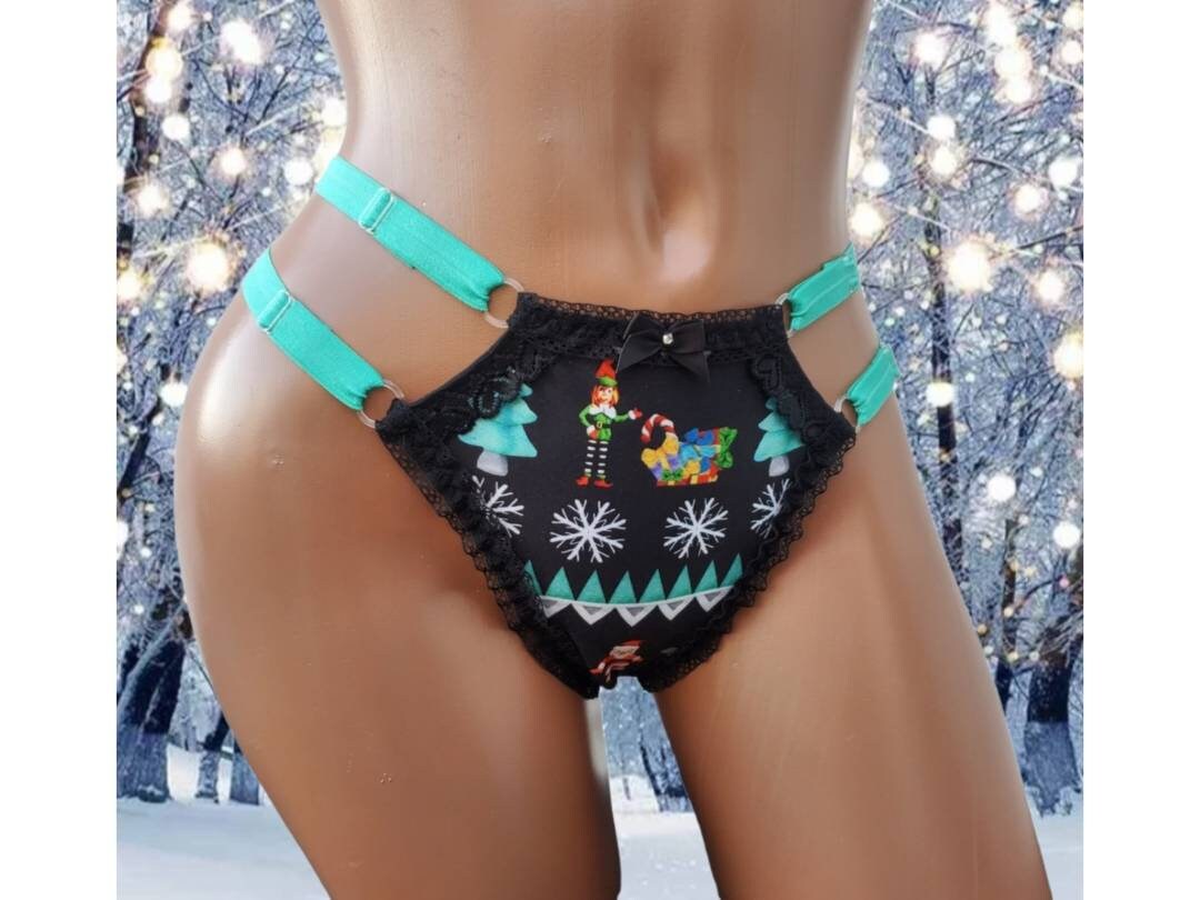 Candy Cane Panties - Etsy