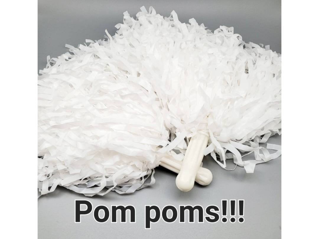 Pom Poms Football Accessories Football Poms Cheer Poms Football Pom Poms Costume Accessories