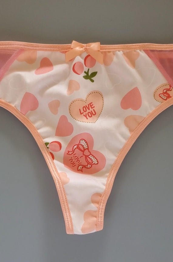 Dircho Women's Lace Low Rise Hipster Panties, 4 Pack – Cute Heart