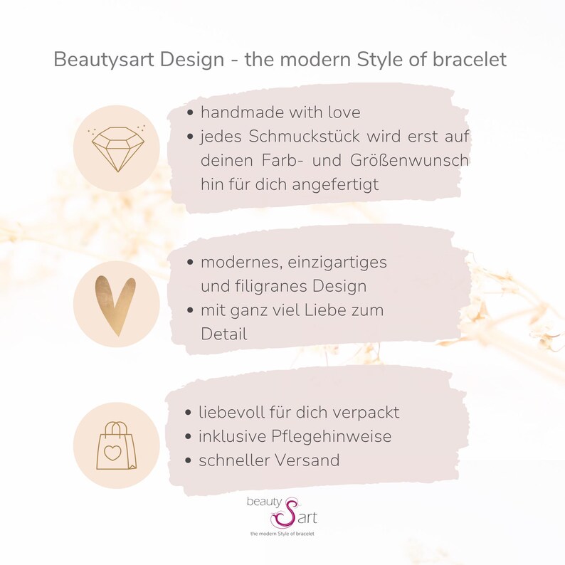 Handmade Armbänder von Beautysart Design