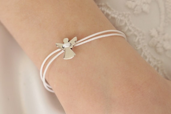 Angel De La Guarda Oracion Colgante Corazón Plata 925 "Ángel De La Guarda" Para Niños - Con Cadena, Personalizable, Regalo De Bautizo O Comunión Colgante Plata 925 ángel Guarda