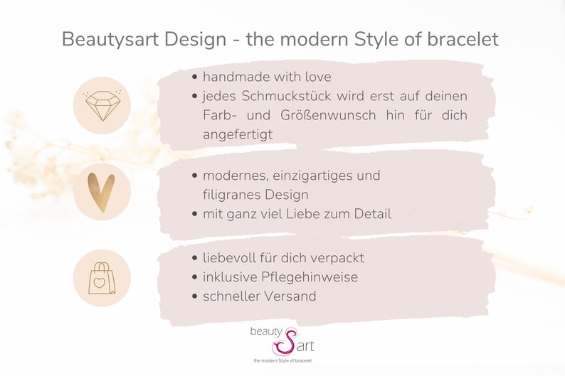 Handmade Armbänder von Beautysart Design