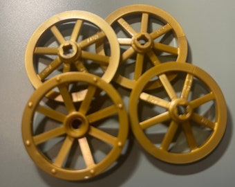 Lego® - Nuevo - Ruedas de carro color oro perla - #4489