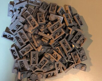 LEGO Lot of 4 White 1x2x5 Rolling Garage Door Groove Bricks