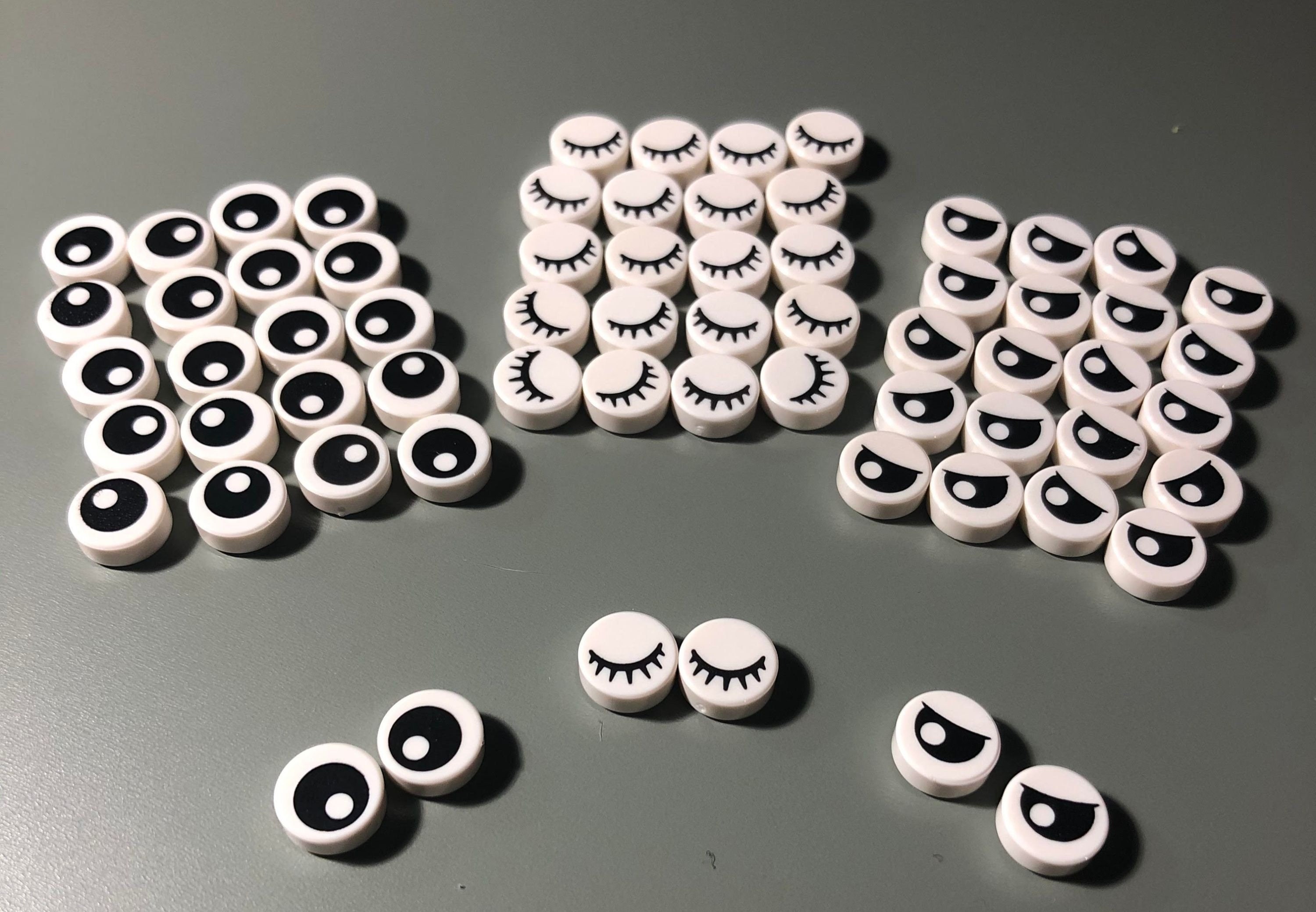 LEGO 66 NEW 1x1 Tiles Eyes 3 Versions Etsy UK