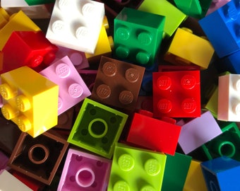 50 New 2 x 2 Lego® Bricks - Supplies for Art and Education projects