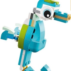 LEGO® - NOWOŚĆ - Średnia miniaturowa figurka konika morskiego Azure