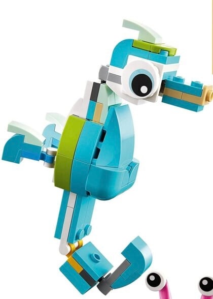 LEGO® NOVITÀ Mini-costruzione di un cavalluccio marino azzurro