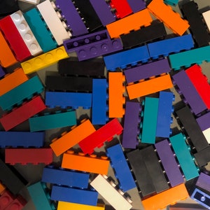 50 New 1 x 4 Lego® Bricks - Supplies for Art and Education projects