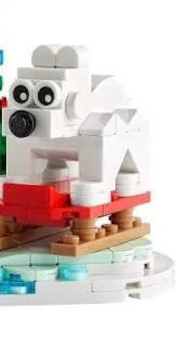 LEGO® NEW Polar Bear on sled Mini Build
