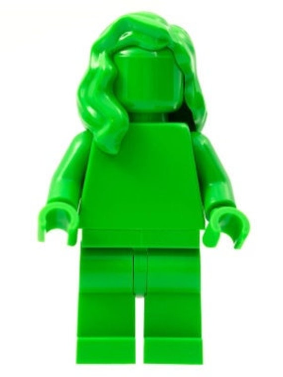 Bright Green Monochrome LEGO minifigure NEW