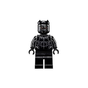Black Panther with Brown Eye no s - LEGO® minifigure - NEW