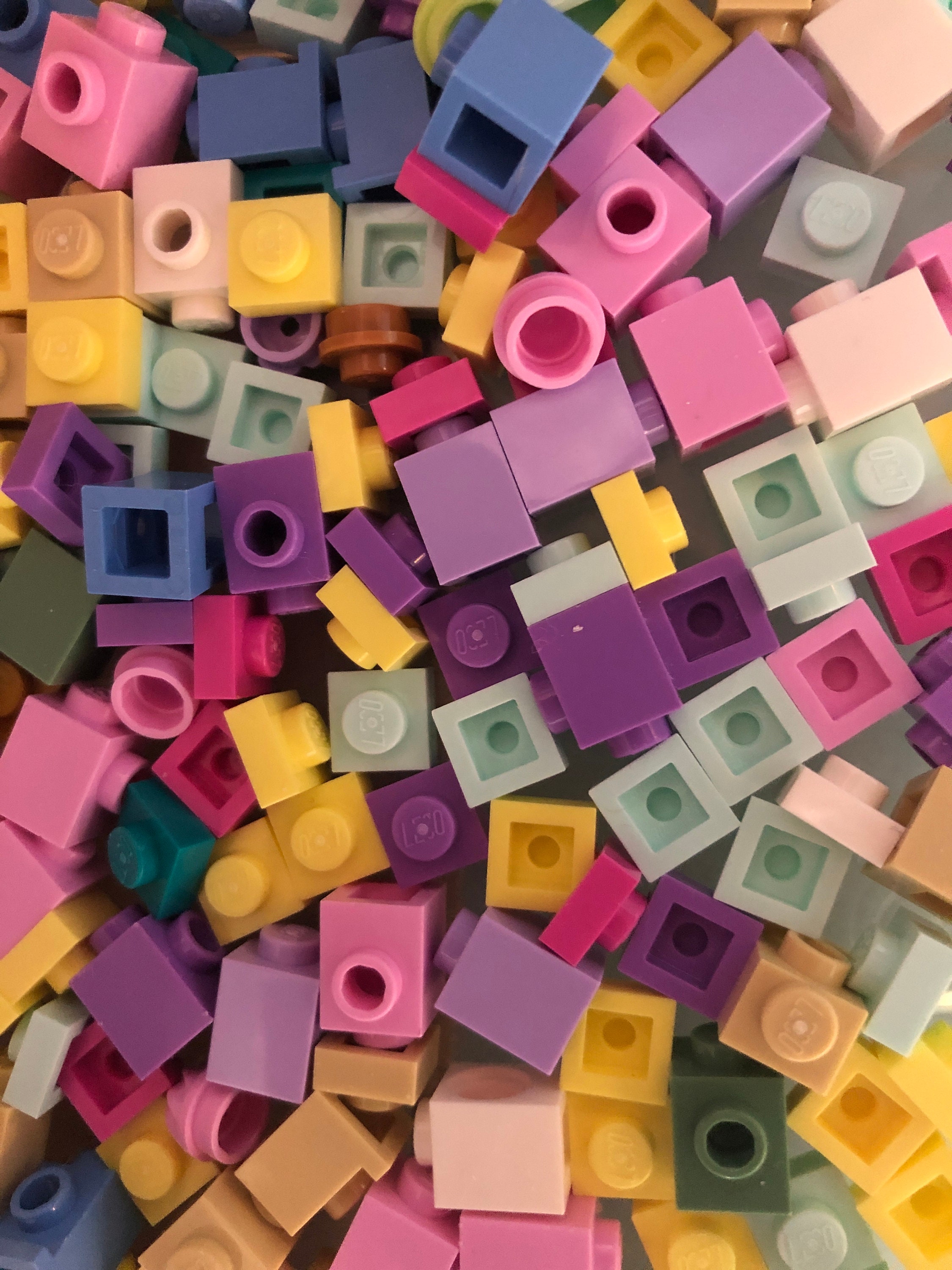 LEGO Transparent Brick, Plate, Tile, Translucent Small Parts / 50 Random  Pieces