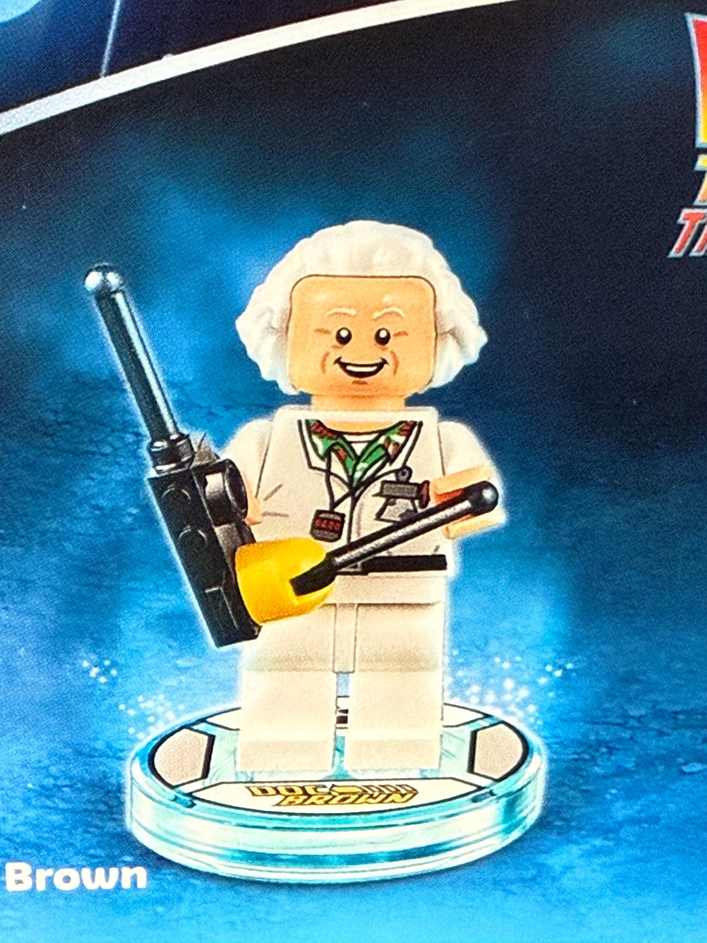 Back to the Future (doc Brown and Traveling Time Train) - LEGO