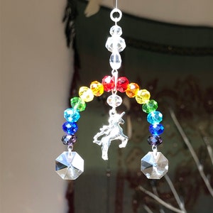 Unicorn/Rainbow Suncatcher