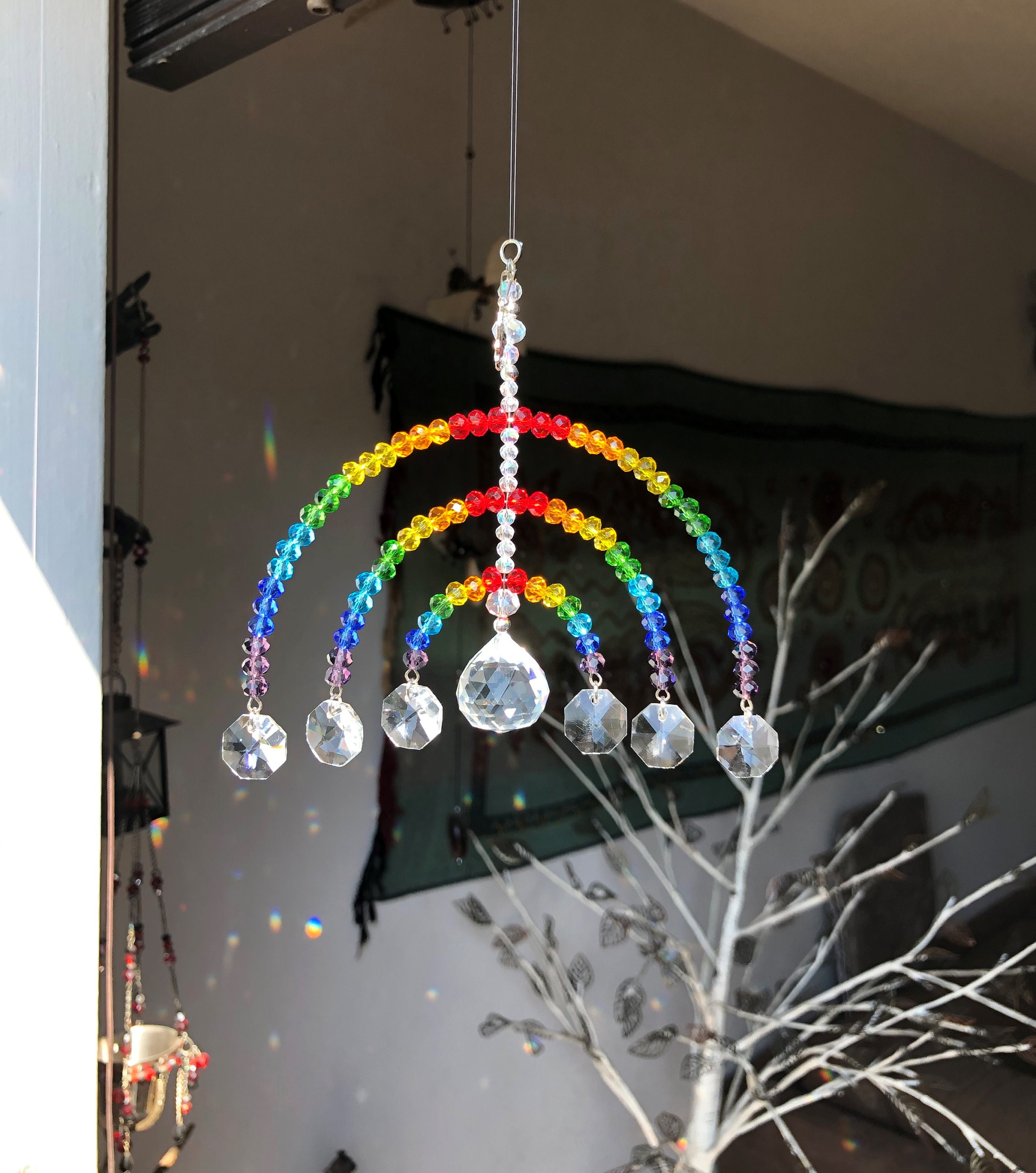 Rainbow Suncatcher Etsy