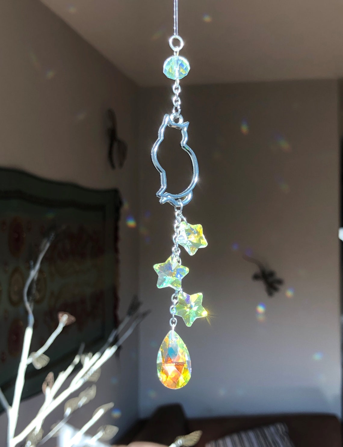 Cat Suncatcher Etsy