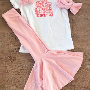 Man I feel like I’m…  outfit| toddler outfit| baby outfit | bellbottoms