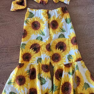 Culottes cloches tournesol