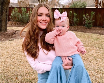 Light wash Denim bell bottoms| baby girl bells| toddler bells